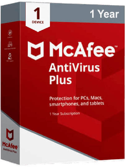 McAfee Antivirus Plus 2025 - 1 Year - 1 Device